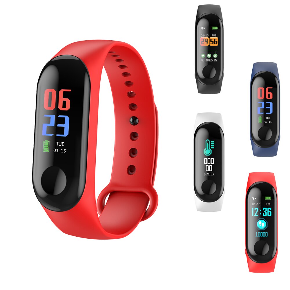 Smart Sports Men Women Bracelet Heart Rate Sleep Monitoring Pedometer Waterproof Watch Men And Women Bluetooth bracelet