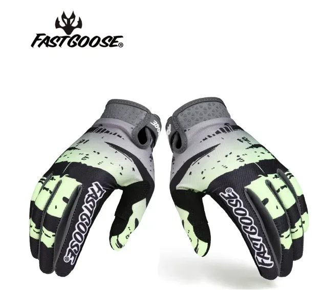 Fastgoose Motorcross Racen Motorhandschoenen Motor Moto Cross Dh Mtb Fiets Enduro Handschoenen H700: Champagne / XL