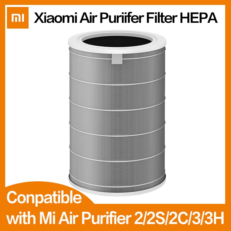 XIAOMI-purificador de aire MIJIA 2 2S 2C 3 3H, filtro, piezas de repuesto, limpiador, esterilización, purificación de bacterias, PM2.5, formaldehído: Default Title