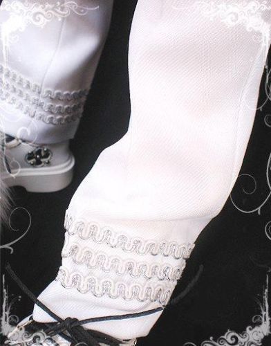 [Wamami 510 # Príncipe blanco traje/traje para 1/4 MSD 1/3 SD DZ DZ70 SD17 70cm BJD chico Dollfie