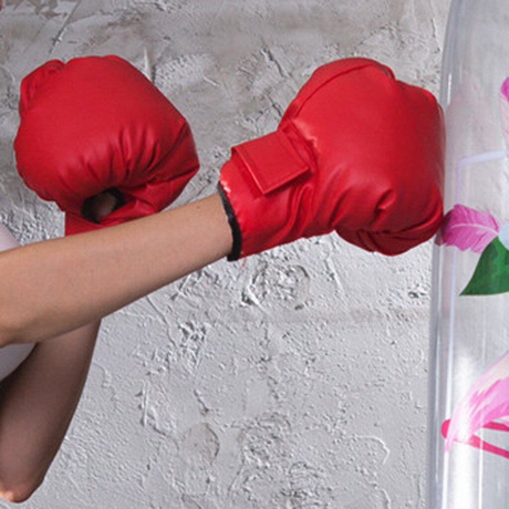 1/2/ sett sports barn og kvinner boksing trening svamphansker muay thai sparring stansing kickboksing pu protect hansker