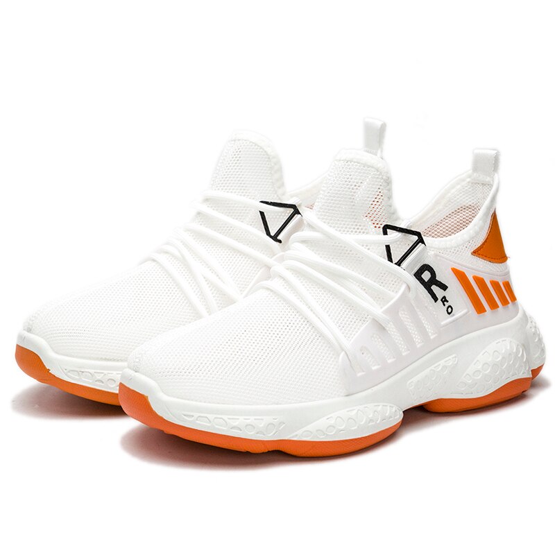 Oeak letvægts løbesko snørebånd åndbare sneakers til mænd højde øge gå gymnastiksko sportssko mand zapatillas hombre