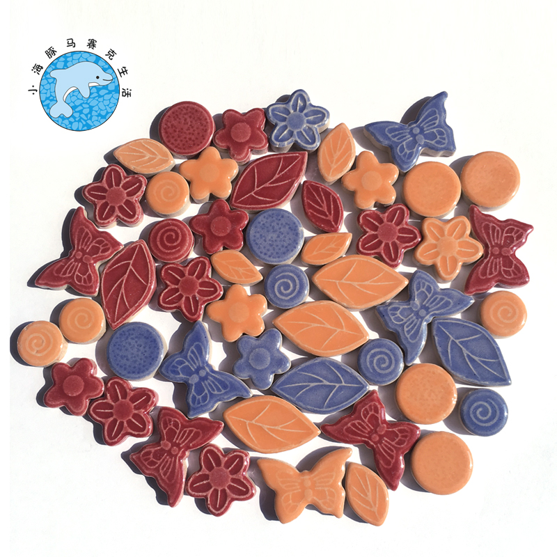 Butterfly Moon Star Ceramic Mosaic