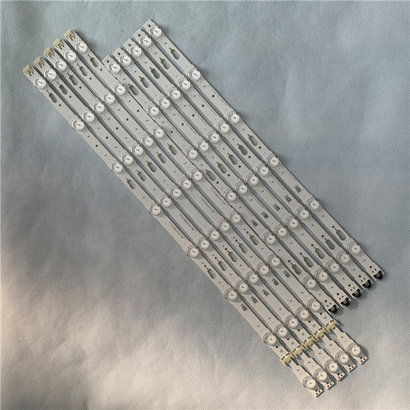 LED Backlight strip 6+8 lamps For Samsung 55 inch TV E306084/E251781 MU6100-55INCH-R/L-8/6EA-170724/170724-4*1.5 Anode tv parts