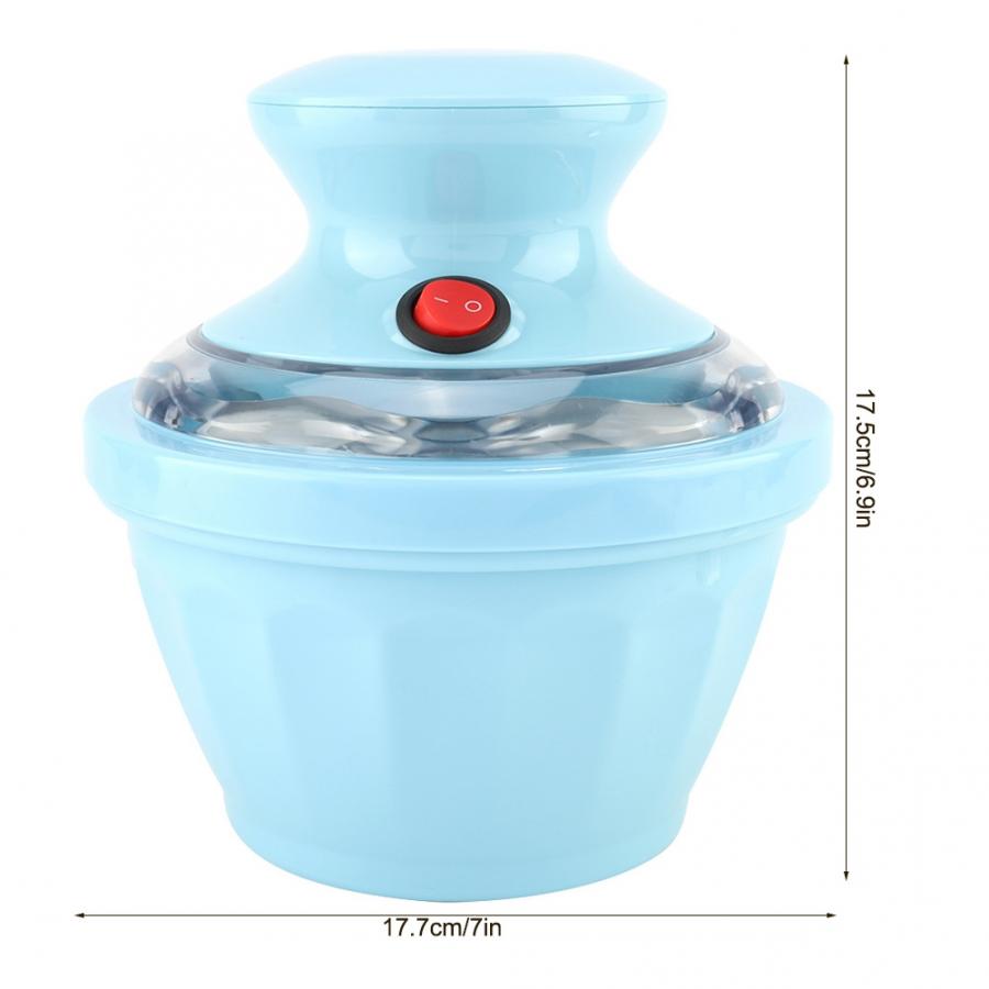 Household Ice Cream Machine Mini Portable Ice Cream Maker Automatic Fruit Ice Cream Making Machine