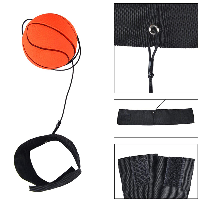 Terugkeer Spons Rubber Hand Bal Spel Oefeningen Stuiteren Elastische Sport Op Nylon String Kinderen Kids Outdoor Speelgoed Bal