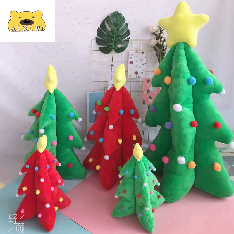 Funny Christmas Tree Ornaments Decor Kawaii Cute Pillows Decor Home Pillow Kid Christmas Toys Christmas Decorations