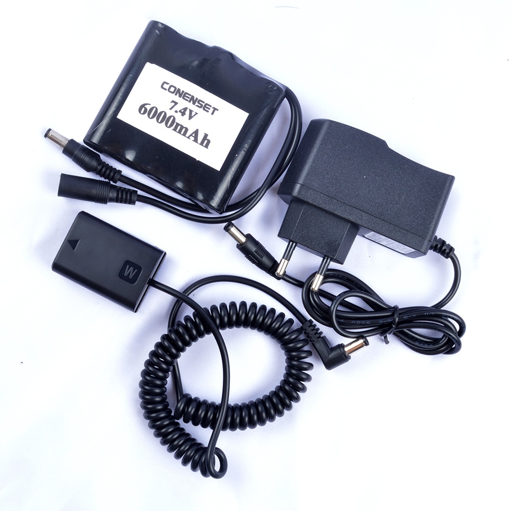 AC-PW20 PW20E AC Power Adapter for Sony a3000 a5000 a5100 a6000 a6300 a6500 a33 a35 a37 a55 Camera NP-FW50 Dummy Battery