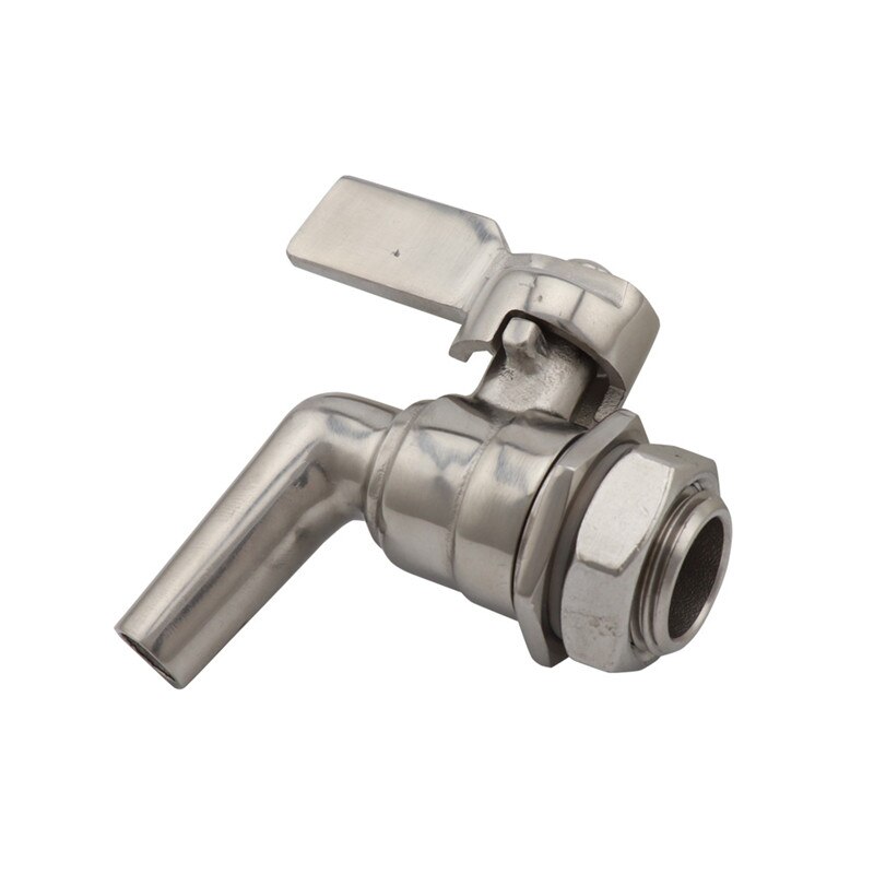 1/2" Stainless Steel Beer Tap Faucet 200PSI For HomeBrew Beer Dispenser Tap Barrel Wine Beverage Juice Spigot Drink Kegs