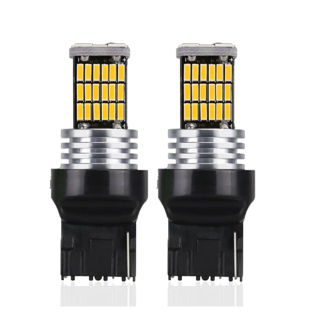 Lamp LED Lights Bulbs Replacement Auto Amber Reversing Turn signals Set