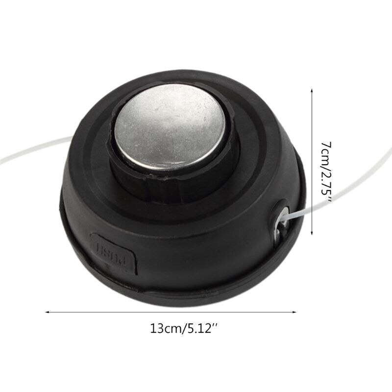 Universal Aluminium Trimmer Head Line String Garden Grass Brush Cutter Strimmer Tool for Lawn Mower 896B