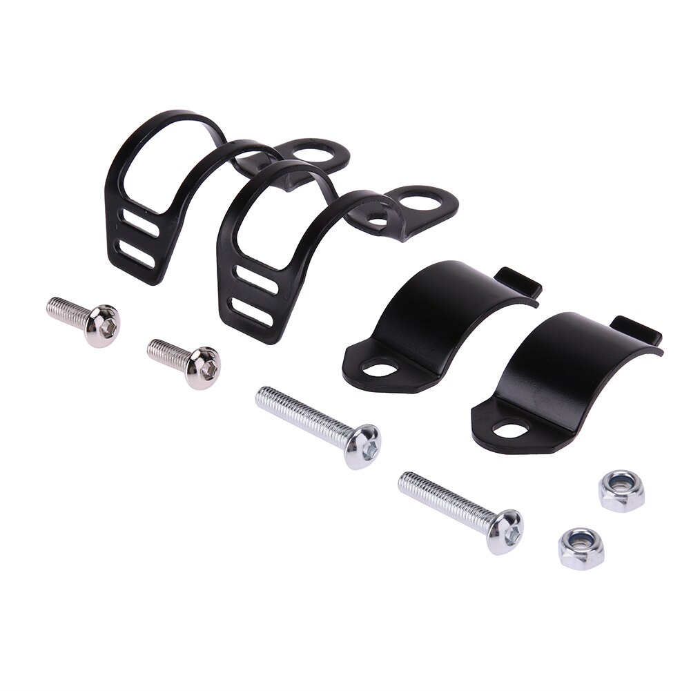 Motorrad Blinker-kontrollleuchte Lampe Halfter Schock montieren (Schwarz)