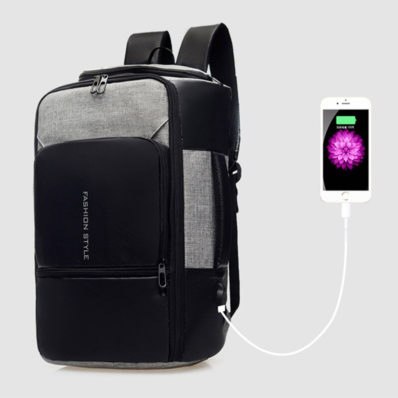 Anti-diefstal Laptop Rugzak Voor Mannen USB Charger Man Bagpack Antidiefstal 17 Notebook Rugzakken mannen Tas Anti Diefstal back Pack Tassen