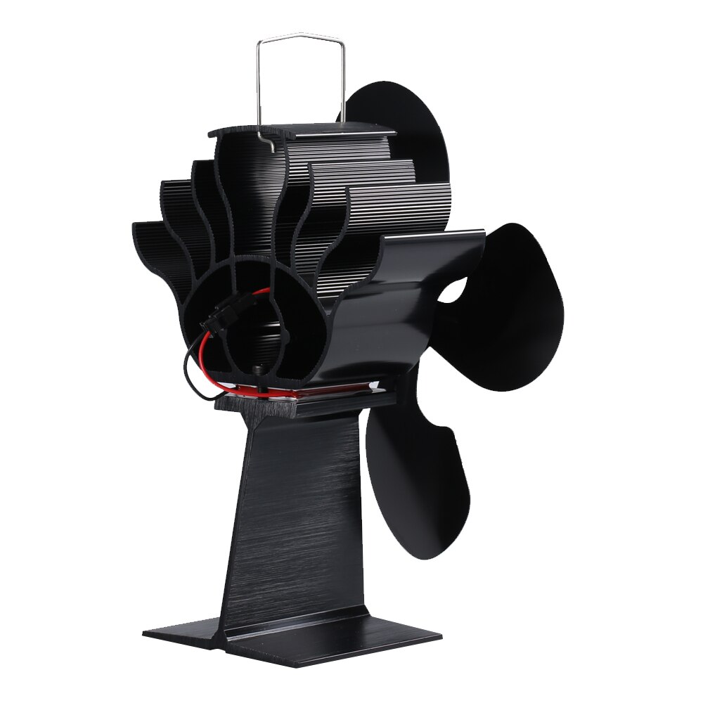 4 Blades Home Fireplace Fan Heat Powered Eco-Friendly Efficient Heat Distribution Fireplace Fans for Wood Burning Log Burner