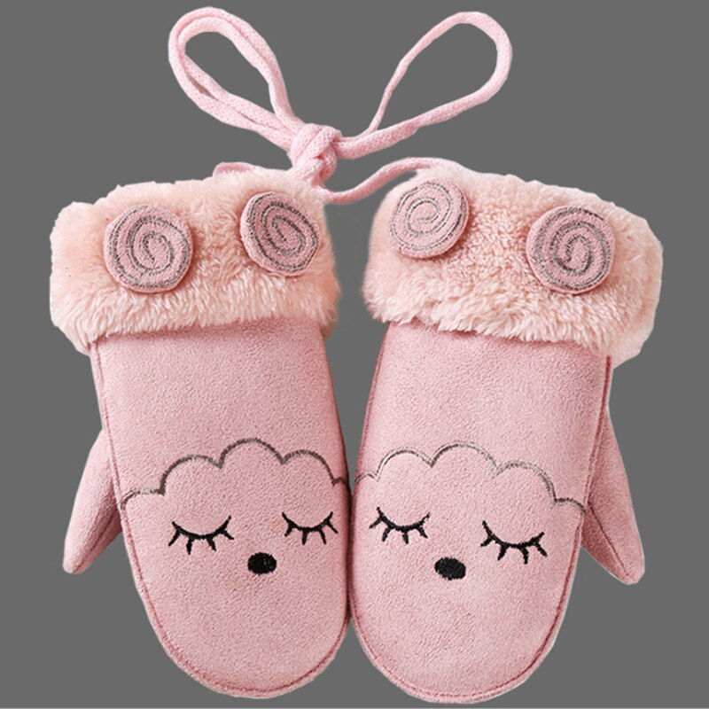 Winter warme handschoenen dikke wanten kinderen meisjes jongens twist handschoenen warme handschoenen met volle vingers karakter kinderkleding