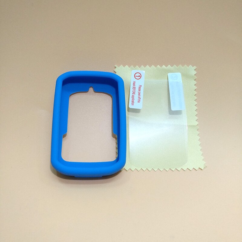 Bryton – étui pour ordinateur de vélo, housse de protection en caoutchouc, dessin animé, avec film HD (pour Bryton Rider 10 15): Blue