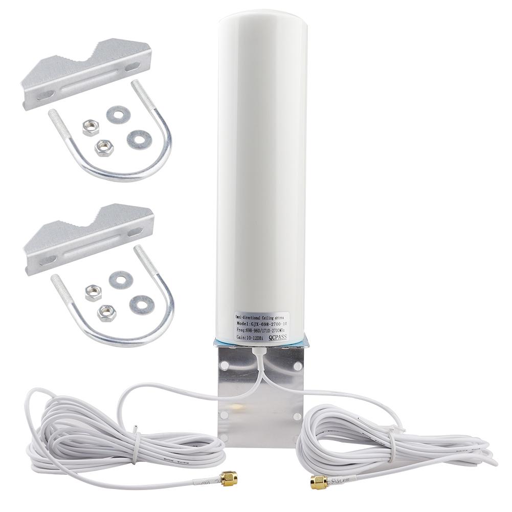 Antenne WiFi 4G 3G LTE 12dBi SMA mâle 5m, double câble 2.4GHz pour routeurs Huawei B315 E8372 E3372 ZTE