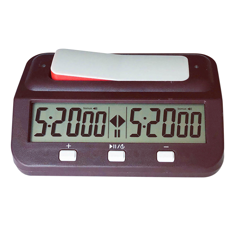 Échecs professionnels Minuterie numérique Horloge explorez ecs I-GO compte à rebours Jeu de société Horloge numérique Électronique Compteur chronomètre: Rouge