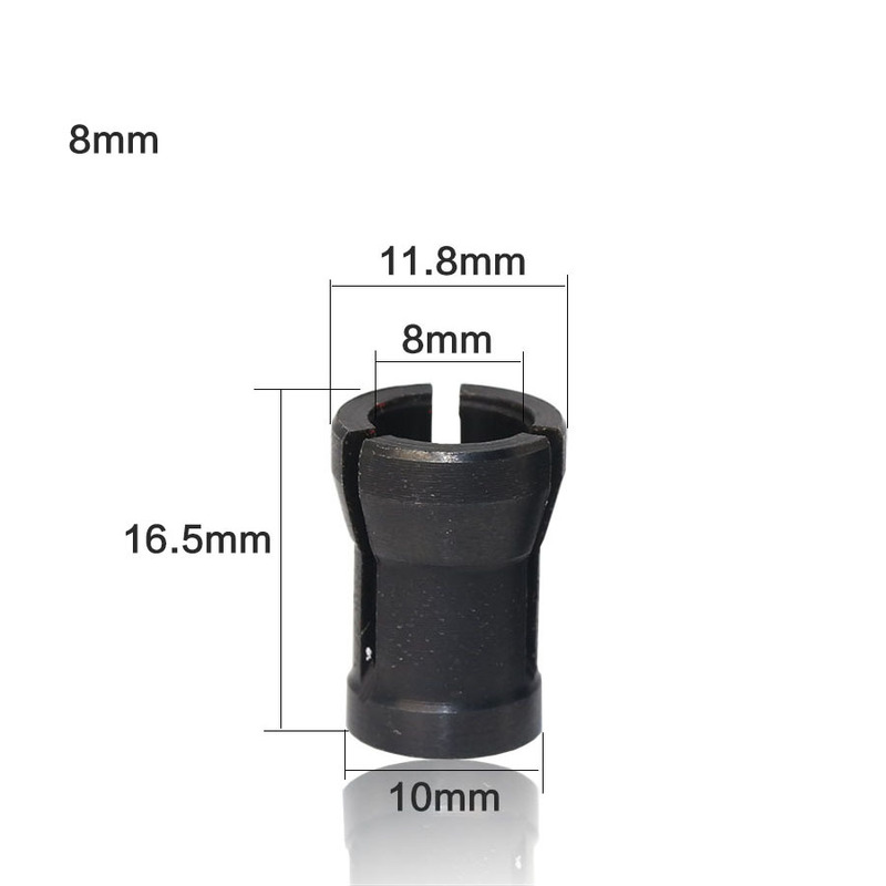 3 Stks/set Hoge Precisie Spantang Converter Adapter 6.35 Mm/8 Mm/6 Mm Graveermachine Cnc Router bit Tool Houder Accessorie