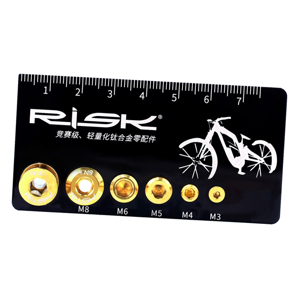 Metric Bolt Screw Gauge Check a Thread Nut Fastener Size - Diameter M3 M4 M5 M6 M8 M10, Length Measurement Range 0-75mm