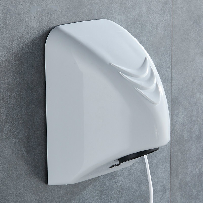 Automatic Hand Dryer Wall-mounted Electric Induction Commercial Bathroom Washroom Wind Blower: Default Title