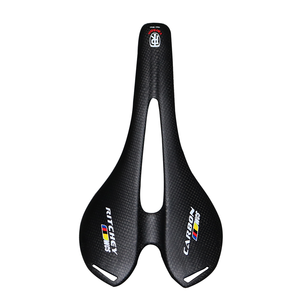 Selle Ultra légère en fibre de carbone 3k pour vélo de route et de montagne, 115g: matte