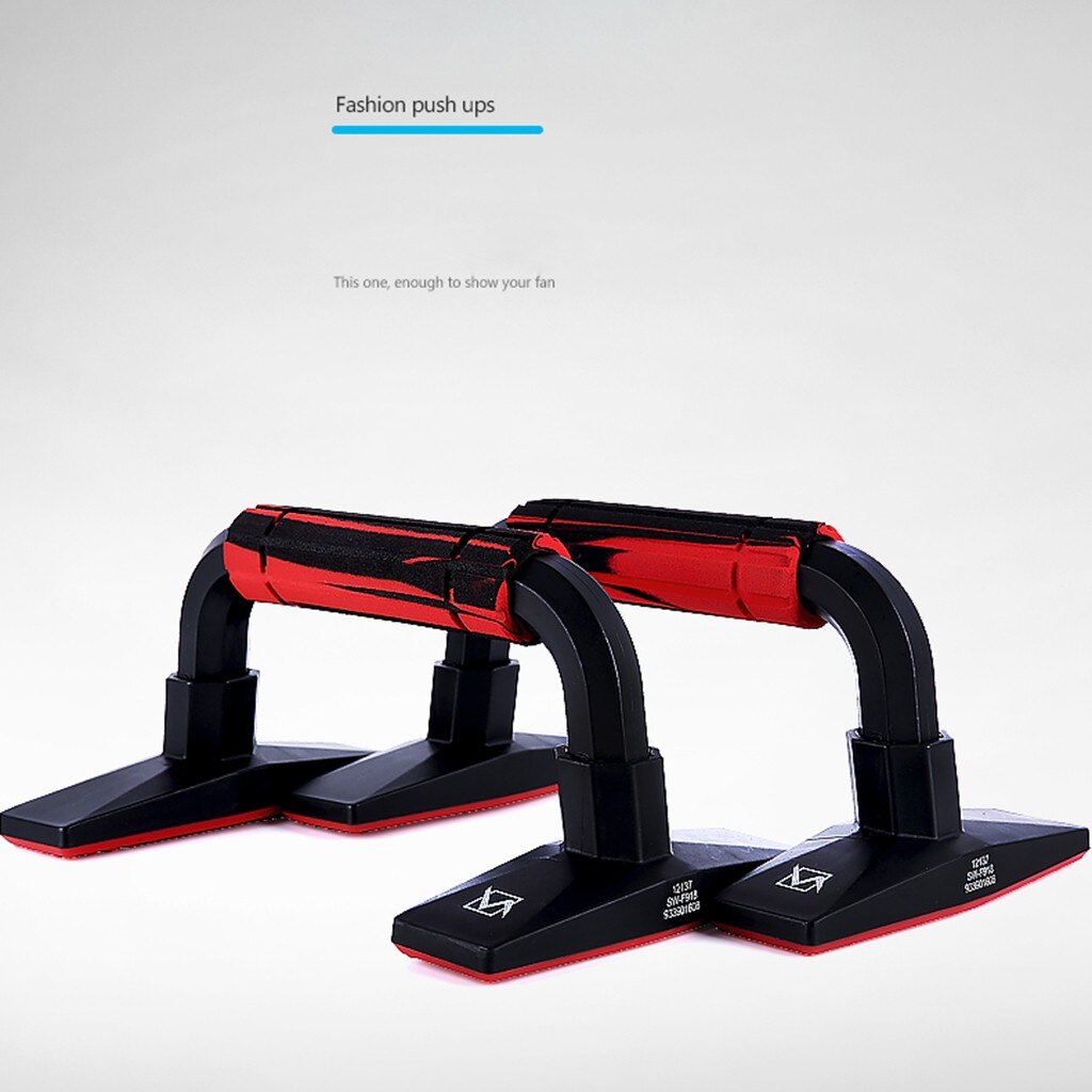 Push-Ups Bar With Non-Slip Rubber Push-Up Bar Push-Ups Equipment Muscle Training H-shape Push Up Bar Hand Grip Trainer