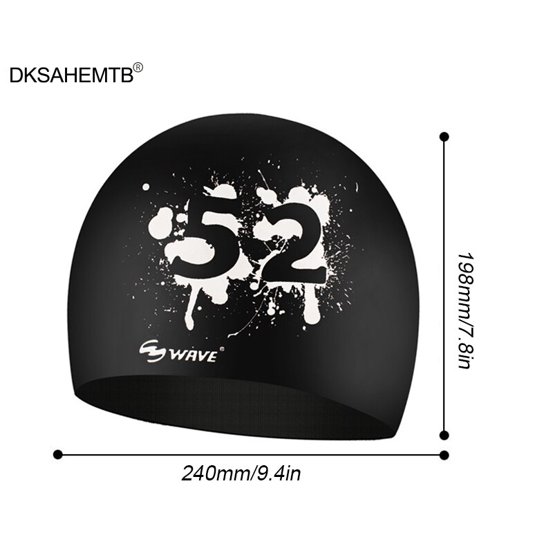 Badmuts Silicone Mannen En Vrouwen Waterdicht Plus Verdikking Lang Haar Sport Zwemmen Zwembad Cap Zwemmen Hoed Cover Voor Volwassen