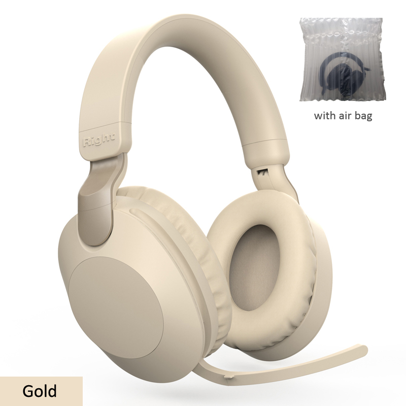Bezprzewodowy zestaw słuchawkowy Bluetooth z mikrofonem Zestaw głośnomówiący HIFI Stereo BT5.1 Słuchawki douszne do rozmów i muzyki: YELLOW