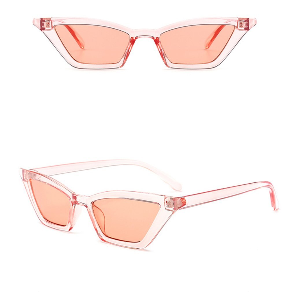 Gafas de sol Retro estrecha y puntiagudas para mujer, anteojos de sol polarizados estilo Ojo de gato, con tintado