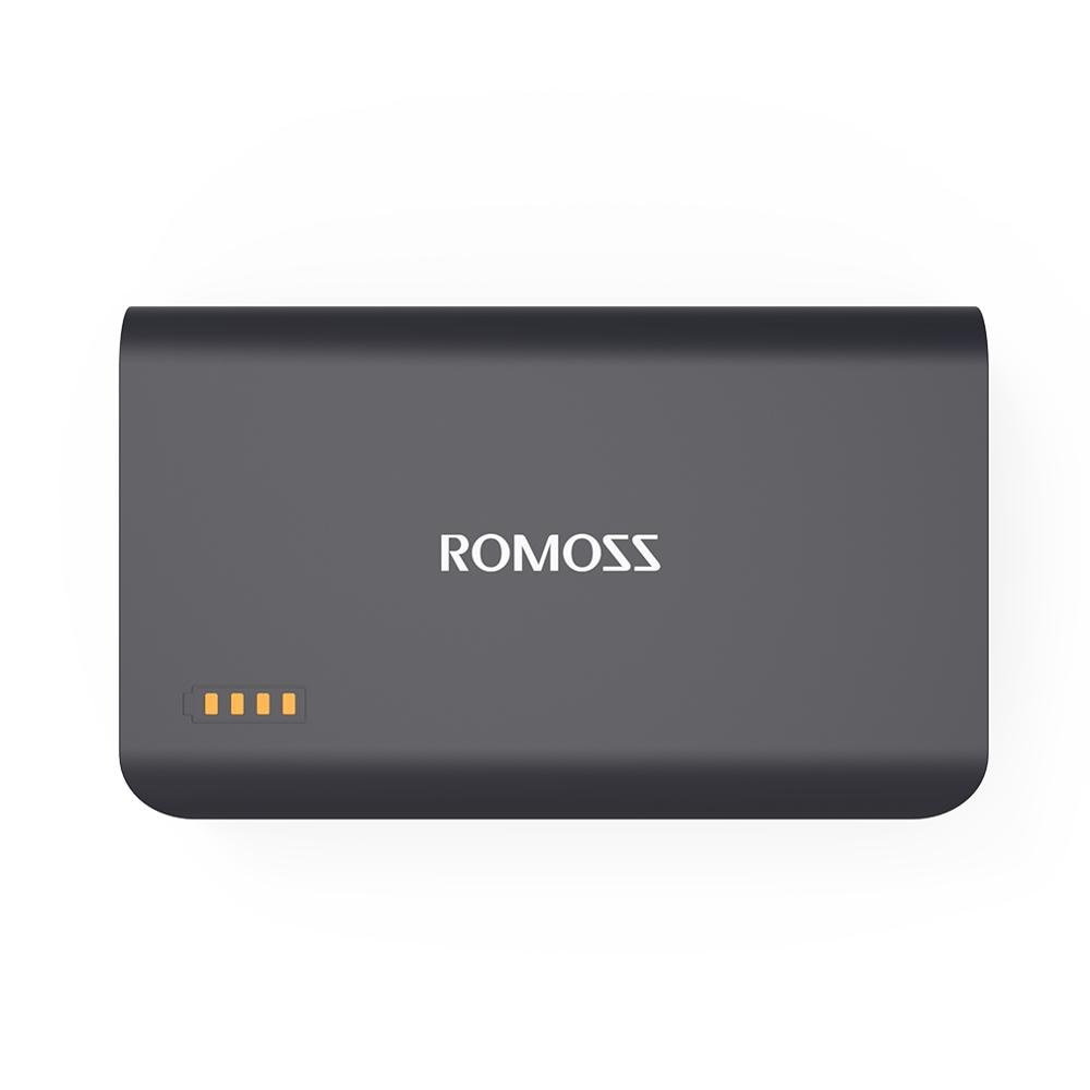 Romoss Zwart Gevoel X 10000Mah Snel Opladen Power Bank Qc 2.0 Draagbare Dual Usb Uitgang Voor Telefoons Tablet Pc