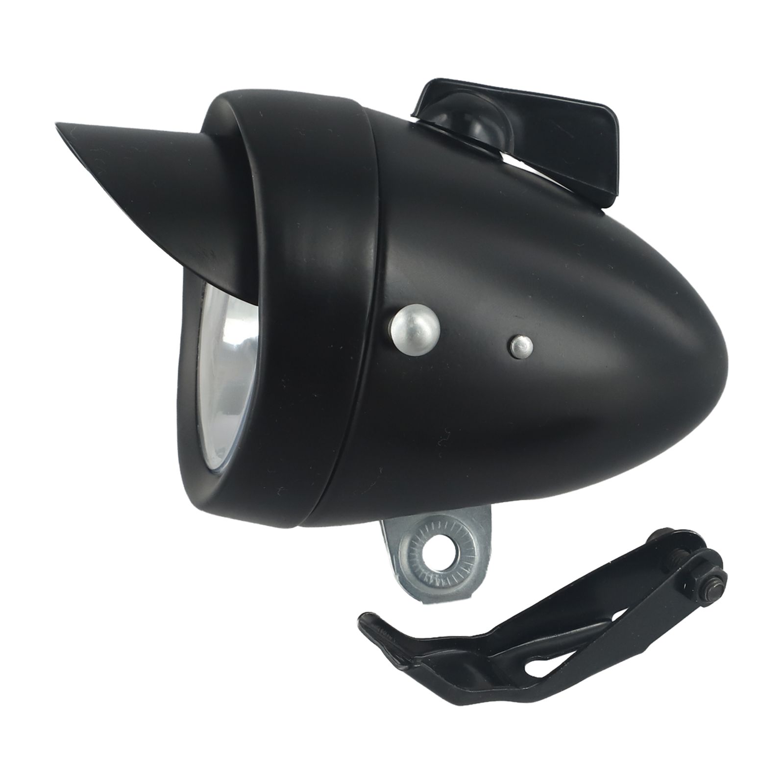 1 stücke Fahrrad Lichter Scheinwerfer Klassische Chrom Vintage Fahrrad LED Licht Scheinwerfer Vorne Retro Kopf Lampen