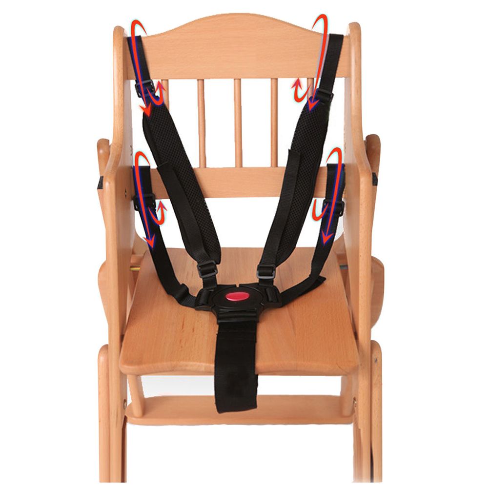 Arnés de 5 puntos de seguridad para coche, correa para cochecito de bebé y niño, silla alta, accesorios para silla exquisita