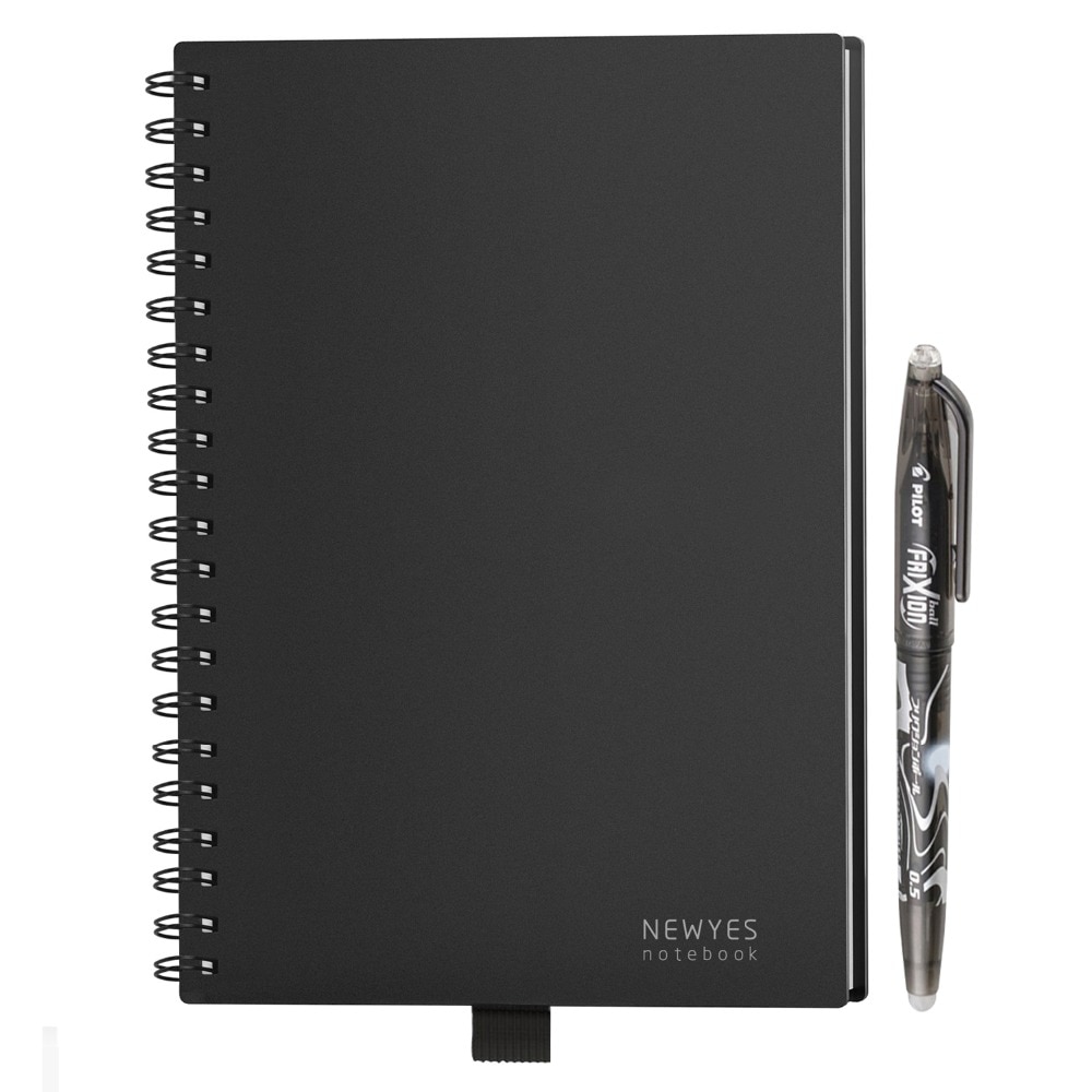 NEWYES A5 Uitwisbare Smart Notebook Wirebound Notebook Papier Herbruikbare voor Schrijven met doek en uitwisbare pen