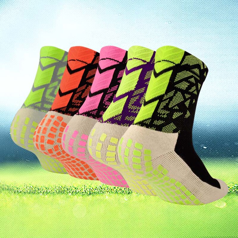 #39 fodbold skridsikker sokker herre sportsstrømper tyk håndklæde bund lim tube anti-skrid fodbold svedabsorberende sokker