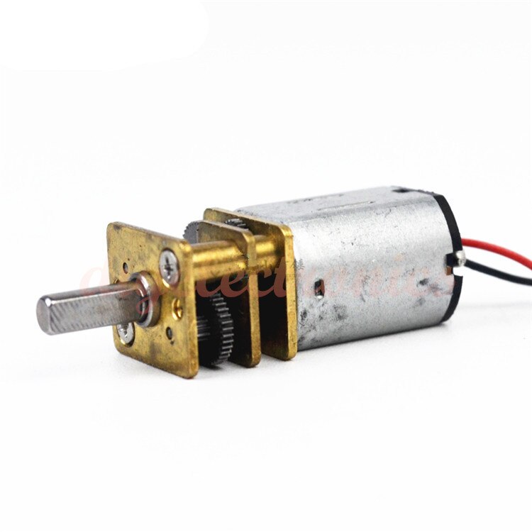 DC3V/3.7V/5V/6V N20 Mini Micro Metal Gear Motor Low Speed Motor 55rpm/Min Gear Wheel DC Motors Gear Reduction Motor