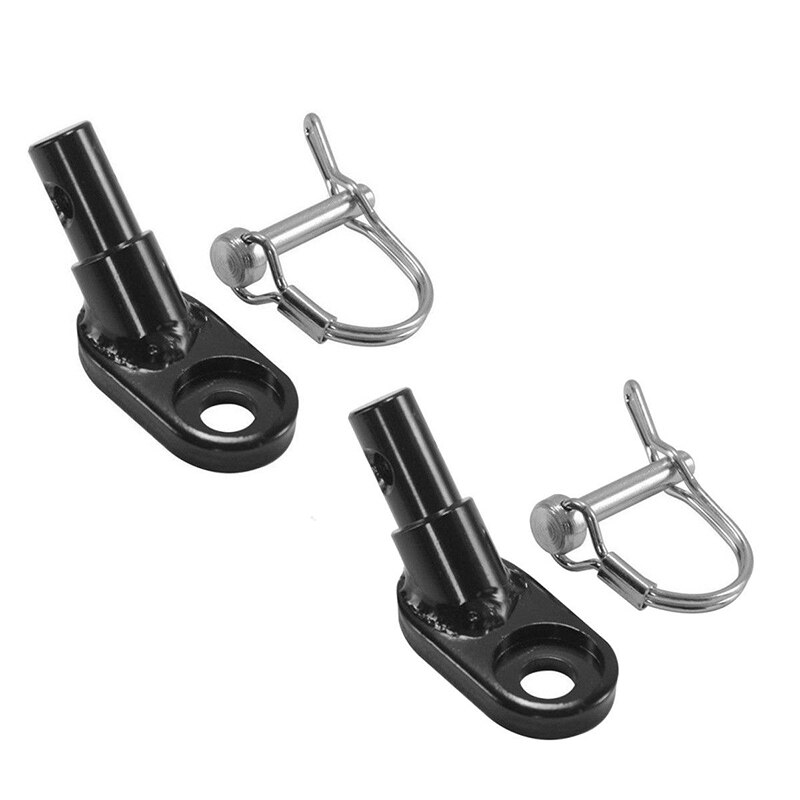 2 Set Of Bicycle Bike Trailer Coupler Hitch Mount Angled Elbow Drawing Head Attachment Accessories Parts: Default Title