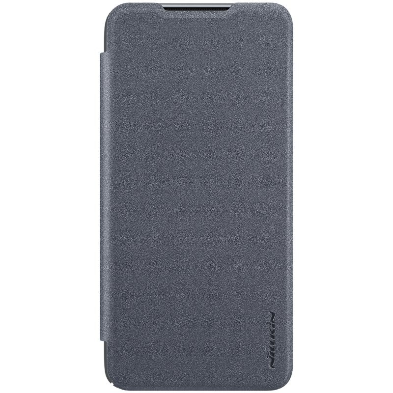 for Redmi Note 8 Pro case flip cover, NILLKIN case for Xiaomi Redmi Note 8 Pro mobile phone sparkle PU leather folding book: Dark Grey