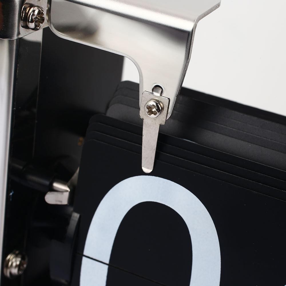 Flip Clock Retro Scale Digital Stand Auto Flip Desk Table Clock Reloj Mesa Despertador Flip Internal Gear Operated Quartz Clock