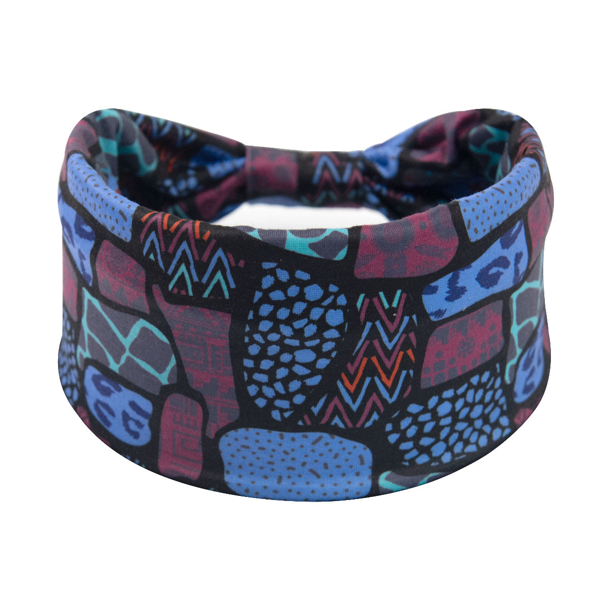 Boho headbands para mulheres largo atado antiderrapante africano bandana elástica yoga turbante lenços de cabelo treino impresso acessórios para o cabelo: Branco