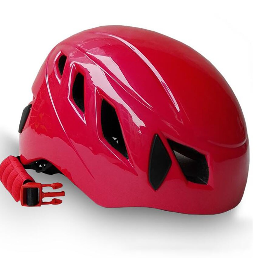 Casco de escalada ligero para hombre y mujer, ajustable, resistente a impactos, seguridad al aire libre, protección para ciclismo y Patinaje
