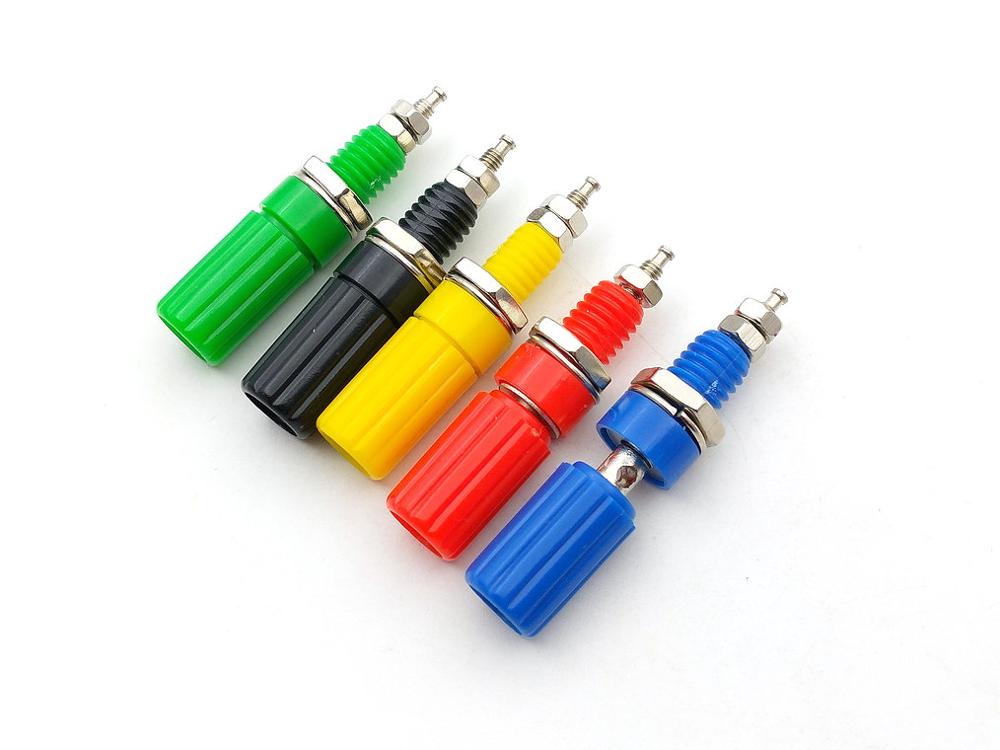 10PCS Binding Post FOR Speaker 4mm Banana Plug Test probe Conversion ADAPTER
