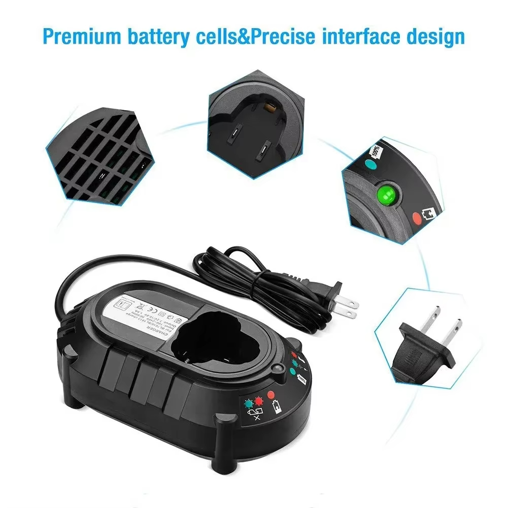 Pour Makita BL1013 BL1014 10.8 V-12 V Li-ion chargeur Batteries DC10WA perceuse électrique tournevis outils chargeur d'alimentation