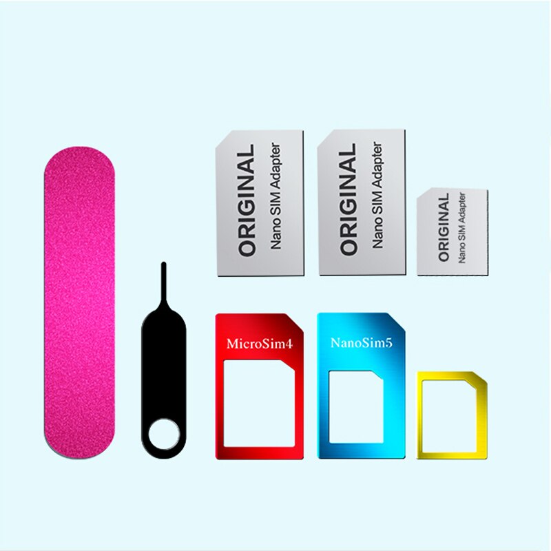 Nano Micro Standard Sim Card Adapter Kit Converter abrasive Bar Tray Needle For Samsung Galaxy J2 J200F J200Y J200G J200H J200GU
