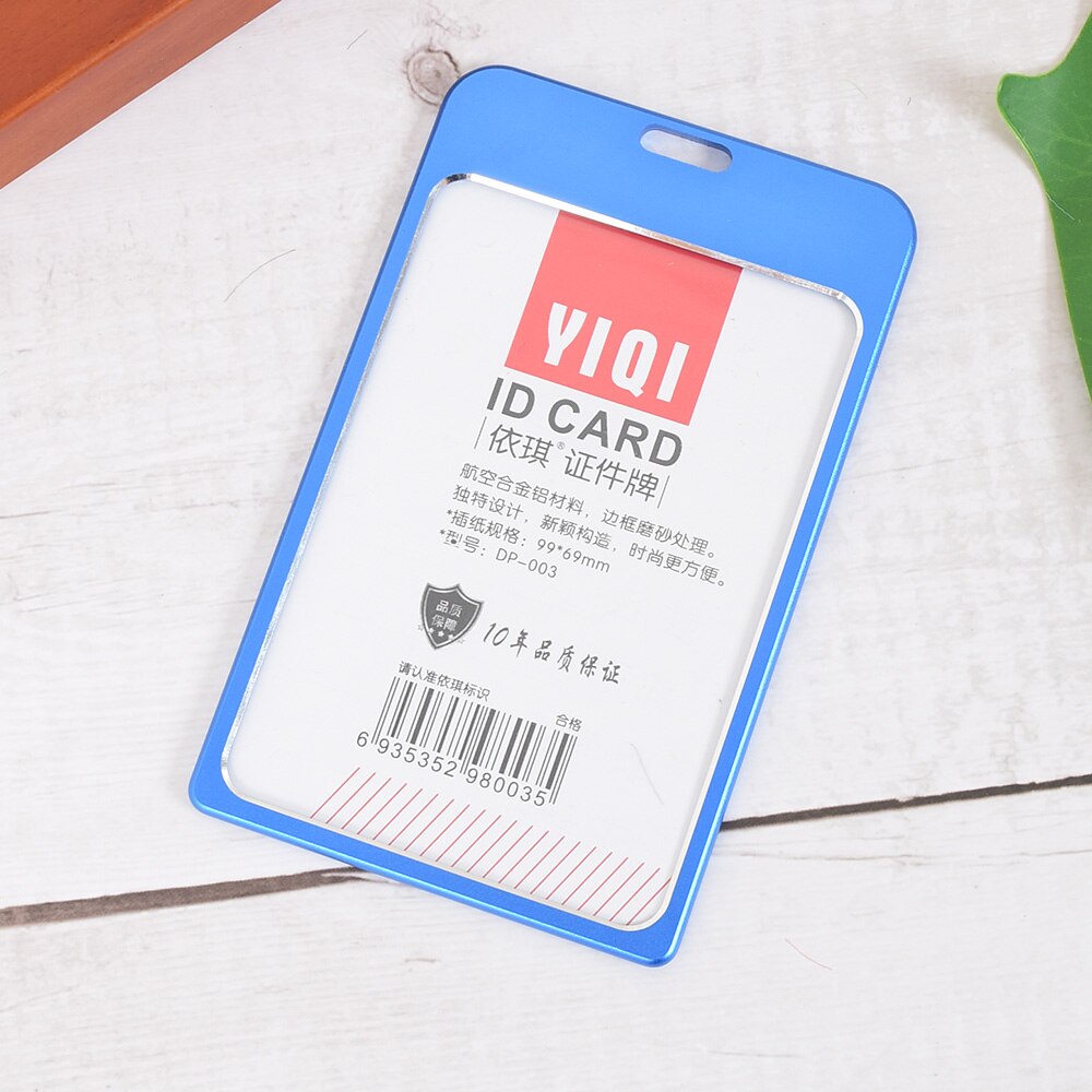 1Pc Aluminium Card Sleeve Id Badge Case Clear Bank Credit Card Badge Holder Accessoires Uiten Mijn Persoonlijkheid