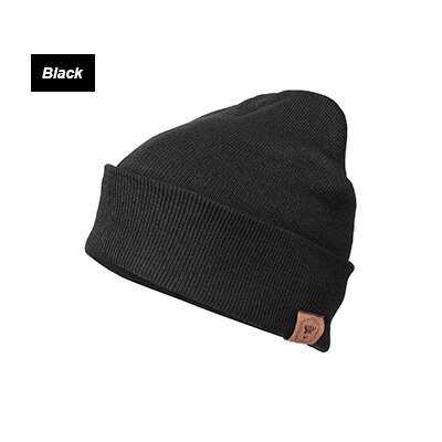 Ozero Winter Hoeden Running Caps Gebreide Hoeden Outdoor Sport Snowboarden Cap Winter Winddicht Dikke Warme Running Cap Ski Hoeden 001: Black