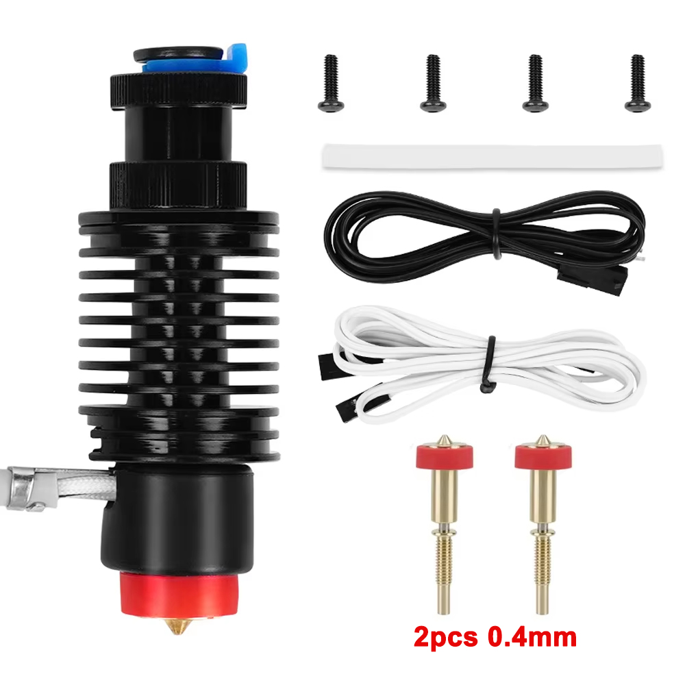 Kit de extrusión de calefacción de cerámica E3D Revo, termistor 104NT, calentador de calentamiento rápido, Kit Hotend de núcleo para impresora 3D E3d V6 Voron End: Rosa