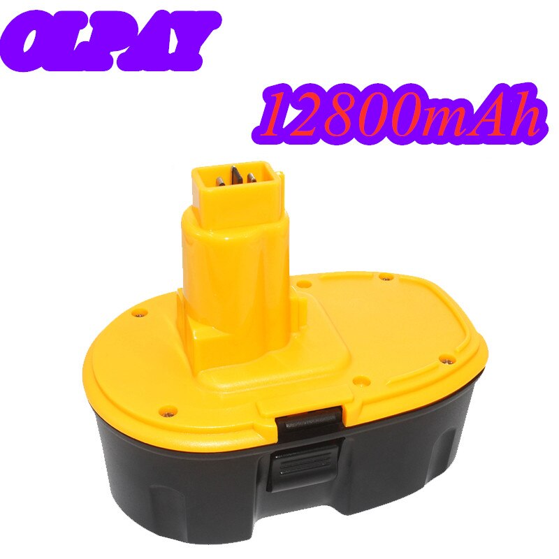 18V 12.8AH 12800mah Rechargeable NI-CD Battery Portable Replacement Battery Backup Battery For Dewalt DC9096 Electric Power Tool