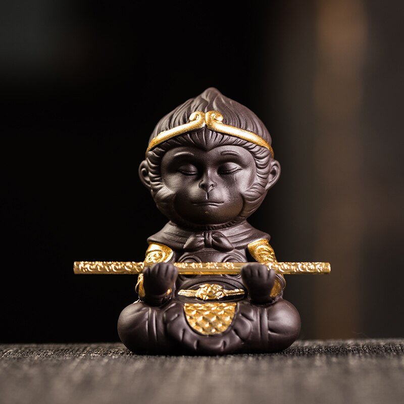 The Monkey King: Quest for the Sutra tea favor Ornaments Supportable Yixing Clay Tea Carve: Small 2