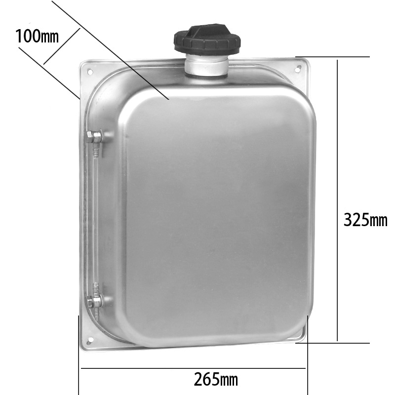Depósito de combustible de acero inoxidable de 7L, compatible con Webasto Eberspacher, calentador Universal